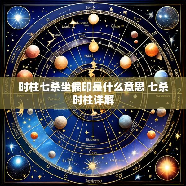 时柱七杀坐偏印是什么意思 七杀时柱详解