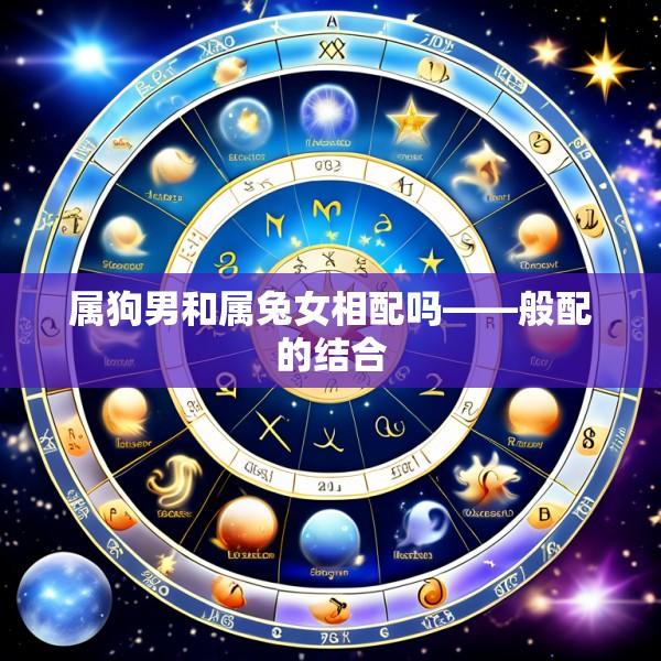 属狗男和属兔女相配吗——般配的结合