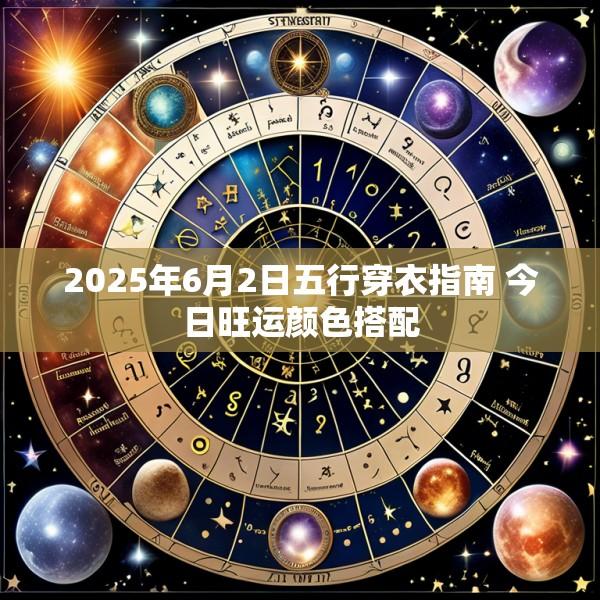 2025年6月2日五行穿衣指南 今日旺运颜色搭配