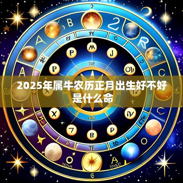 2025年属牛农历正月出生好不好 是什么命