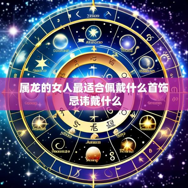 属龙的女人最适合佩戴什么首饰 忌讳戴什么