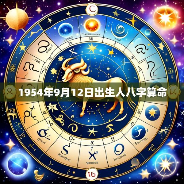 1954年9月12日出生人八字算命