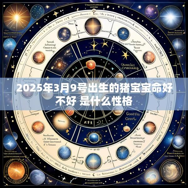 2025年3月9号出生的猪宝宝命好不好 是什么性格