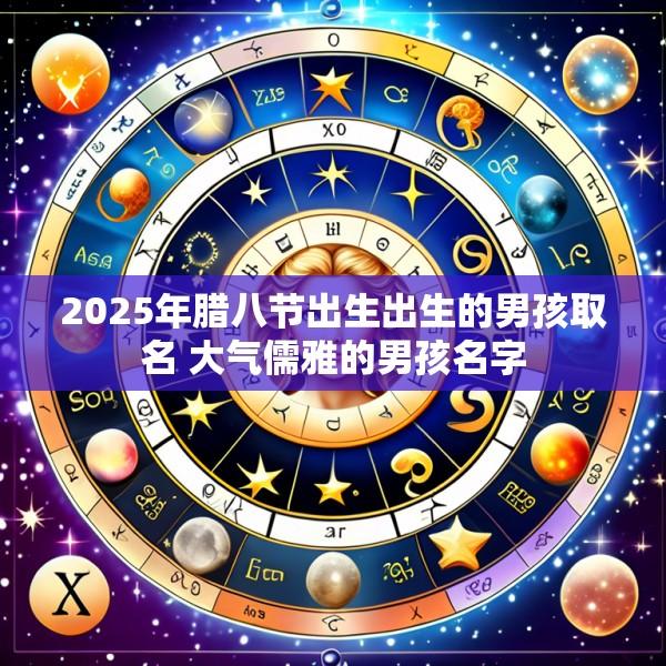 2025年腊八节出生出生的男孩取名 大气儒雅的男孩名字