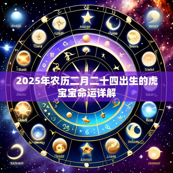 2025年农历二月二十四出生的虎宝宝命运详解
