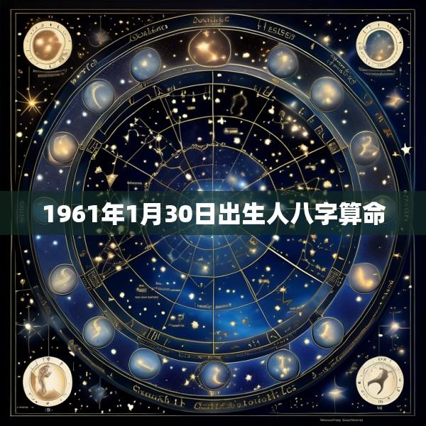 1961年1月30日出生人八字算命