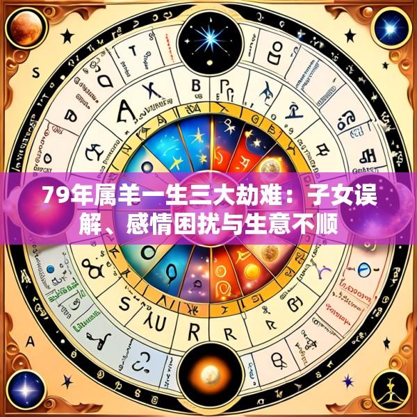 79年属羊一生三大劫难：子女误解、感情困扰与生意不顺