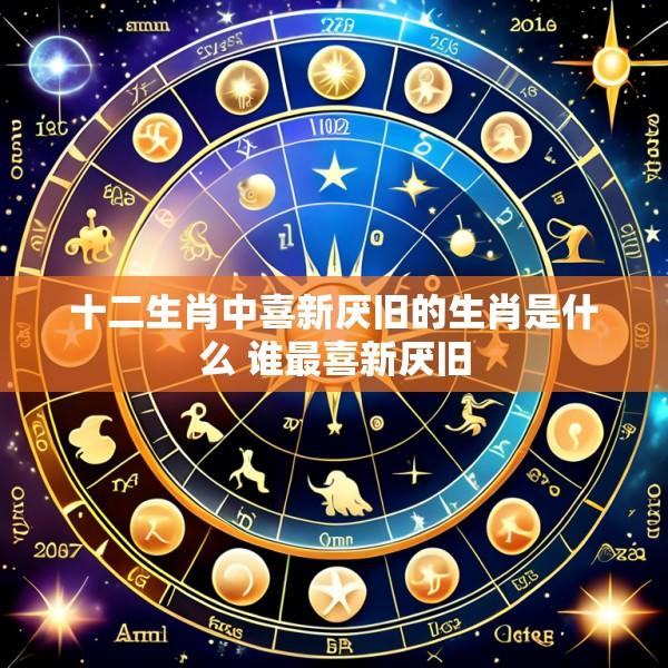 十二生肖中喜新厌旧的生肖是什么 谁最喜新厌旧