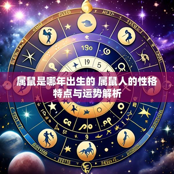属鼠是哪年出生的 属鼠人的性格特点与运势解析
