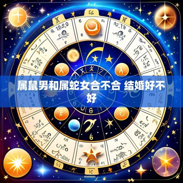 属鼠男和属蛇女合不合 结婚好不好