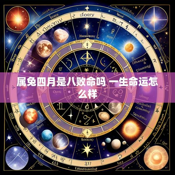 属兔四月是八败命吗 一生命运怎么样