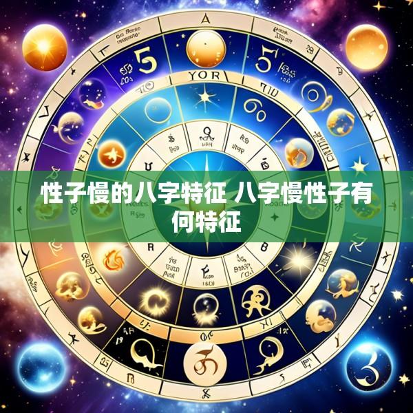 性子慢的八字特征 八字慢性子有何特征