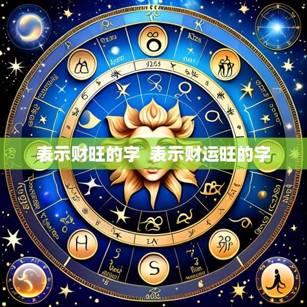 表示财旺的字  表示财运旺的字