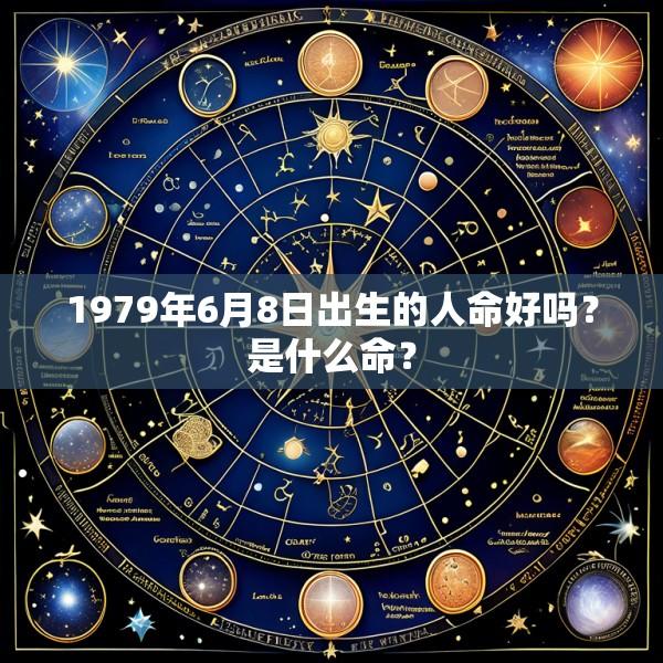 1979年6月8日出生的人命好吗？是什么命？