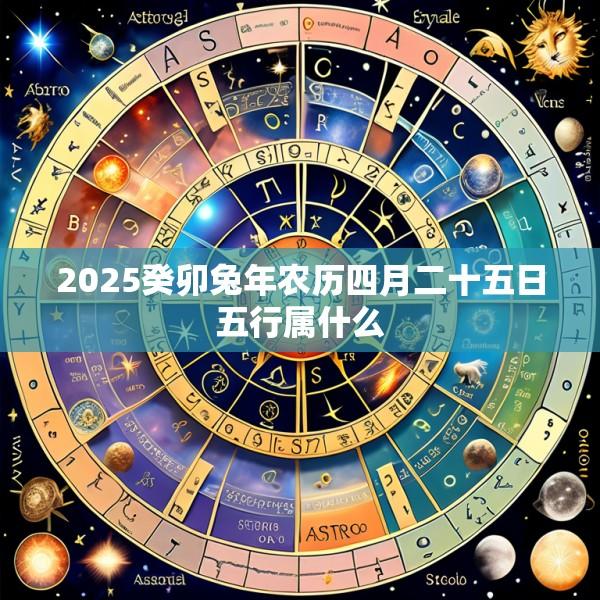 2025癸卯兔年农历四月二十五日五行属什么