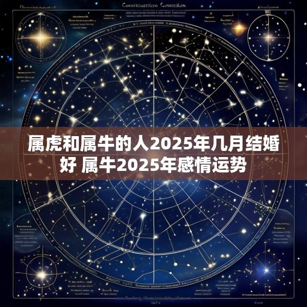 属虎和属牛的人2025年几月结婚好 属牛2025年感情运势