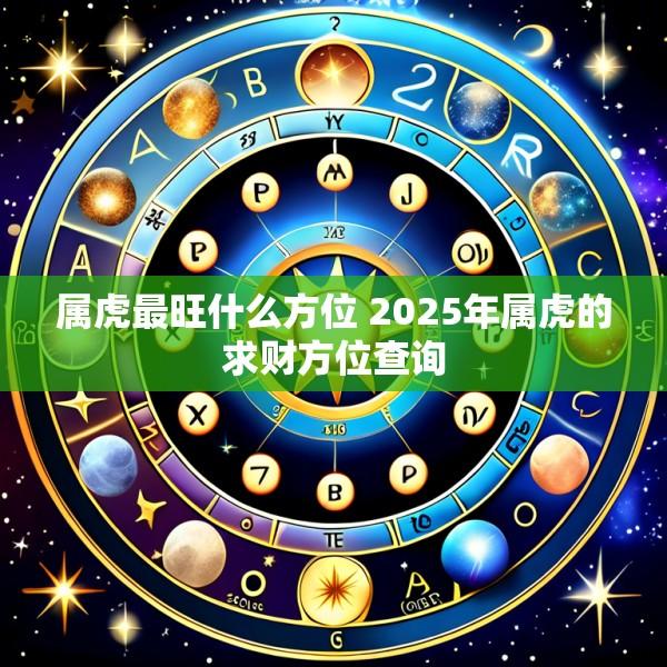 属虎最旺什么方位 2025年属虎的求财方位查询