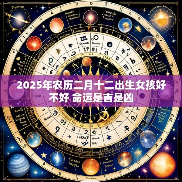 2025年农历二月十二出生女孩好不好 命运是吉是凶
