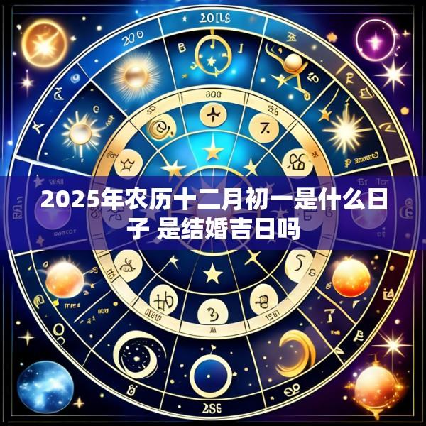2025年农历十二月初一是什么日子 是结婚吉日吗