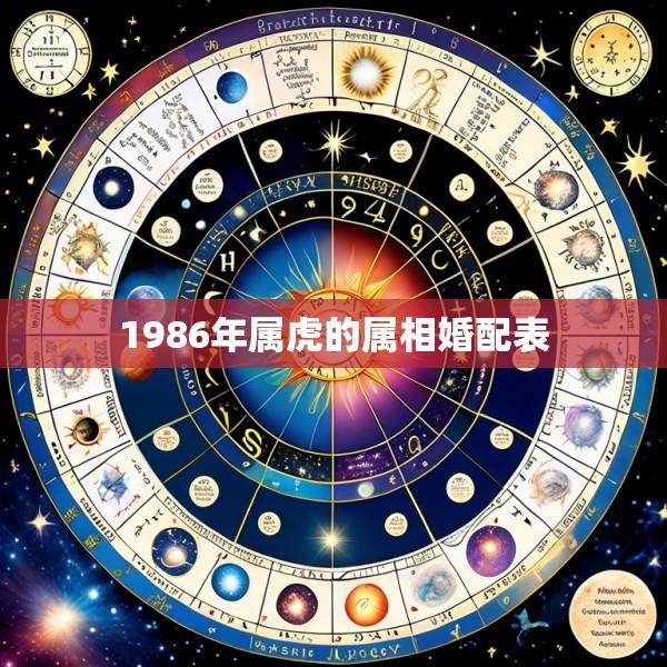 1986年属虎的属相婚配表