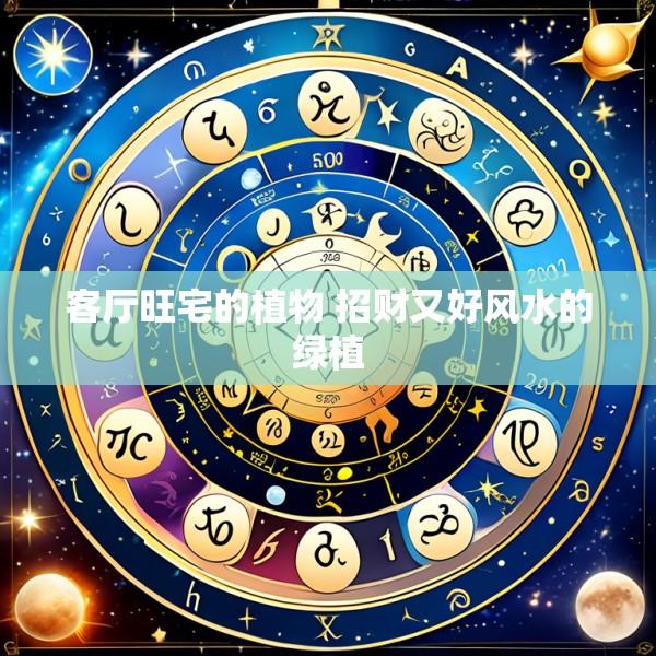 客厅旺宅的植物 招财又好风水的绿植
