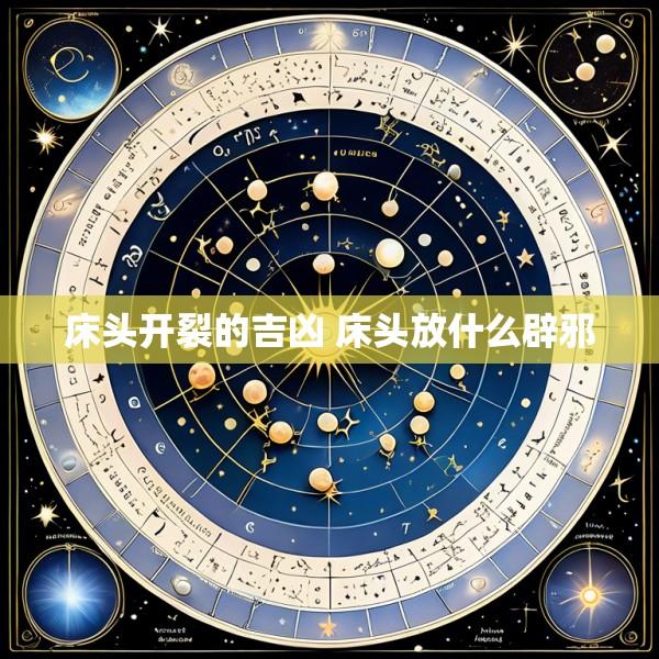 床头开裂的吉凶 床头放什么辟邪