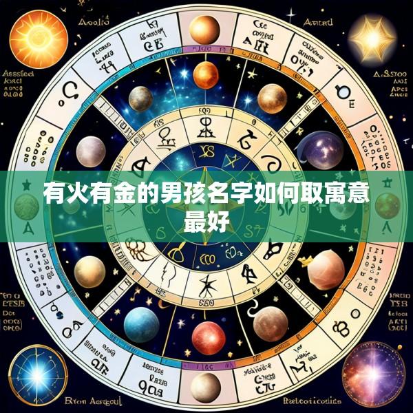 有火有金的男孩名字如何取寓意最好