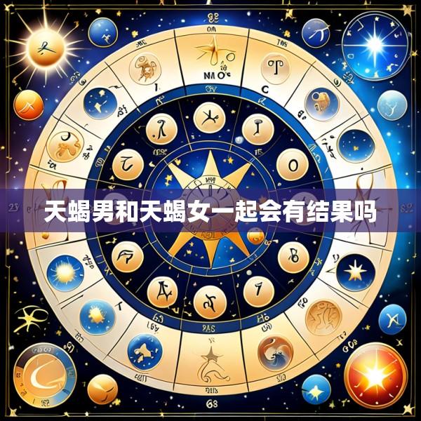 天蝎男和天蝎女一起会有结果吗