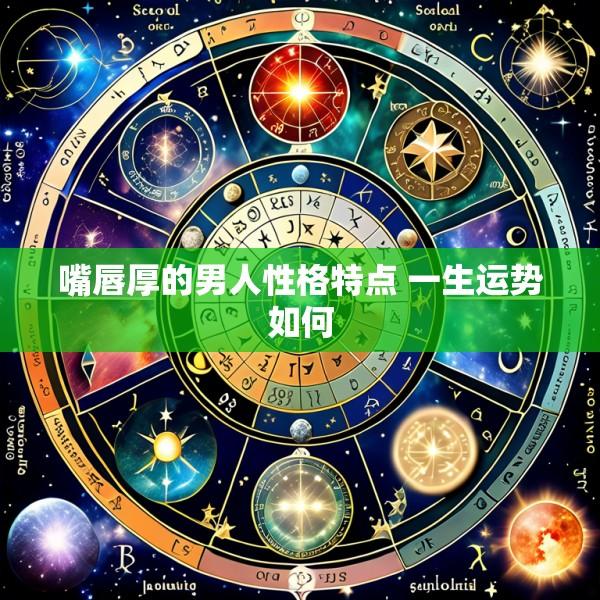 嘴唇厚的男人性格特点 一生运势如何