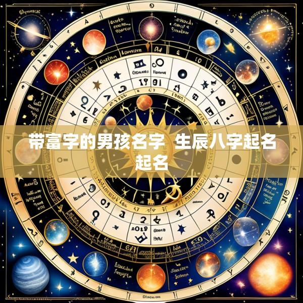 带富字的男孩名字  生辰八字起名起名