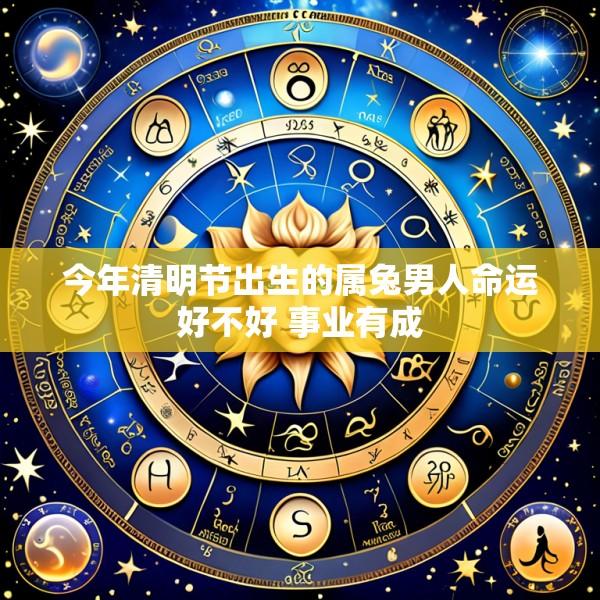 今年清明节出生的属兔男人命运好不好 事业有成