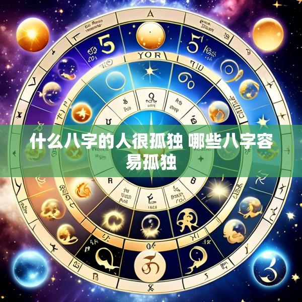 什么八字的人很孤独 哪些八字容易孤独