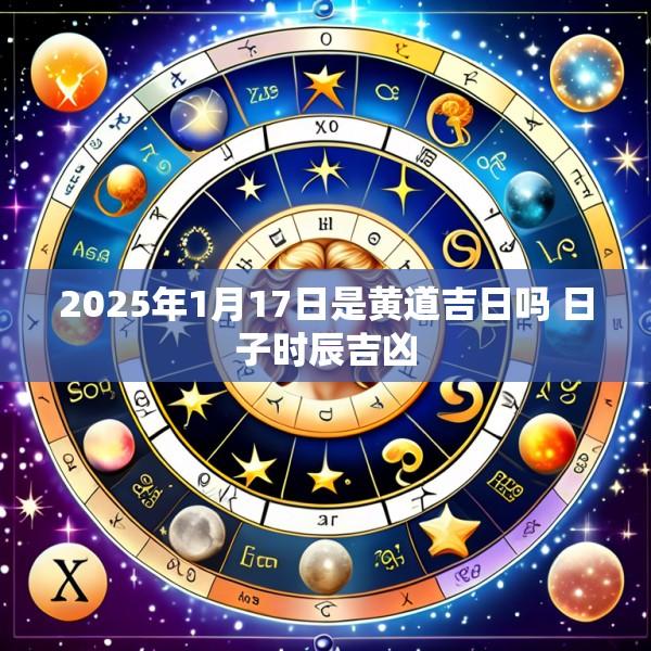 2025年1月17日是黄道吉日吗 日子时辰吉凶