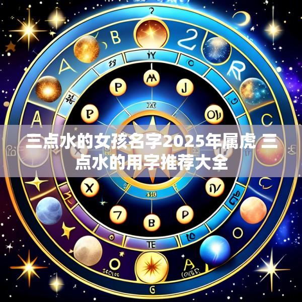 三点水的女孩名字2025年属虎 三点水的用字推荐大全