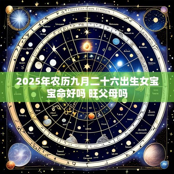 2025年农历九月二十六出生女宝宝命好吗 旺父母吗