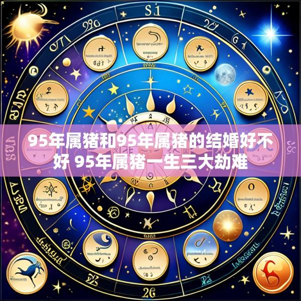 95年属猪和95年属猪的结婚好不好 95年属猪一生三大劫难