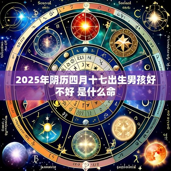 2025年阴历四月十七出生男孩好不好 是什么命