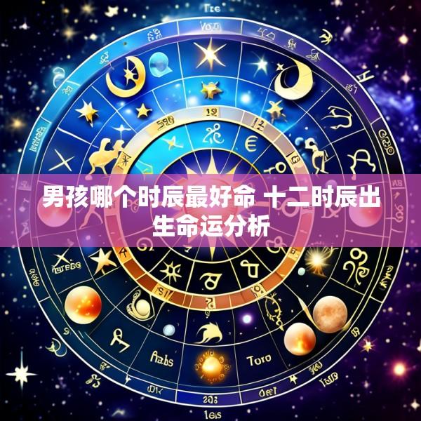 男孩哪个时辰最好命 十二时辰出生命运分析
