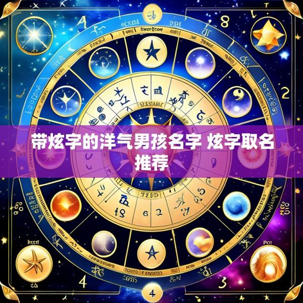 带炫字的洋气男孩名字 炫字取名推荐