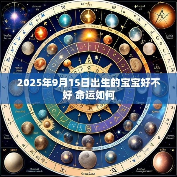 2025年9月15日出生的宝宝好不好 命运如何