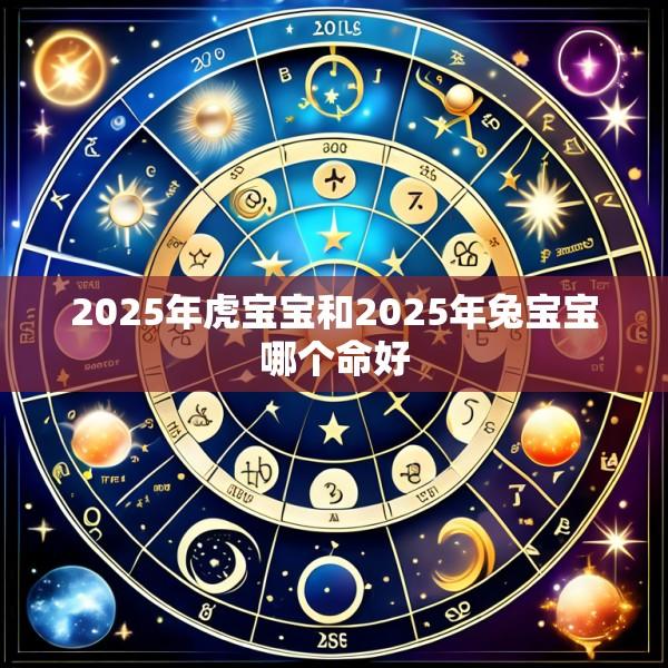 2025年虎宝宝和2025年兔宝宝哪个命好
