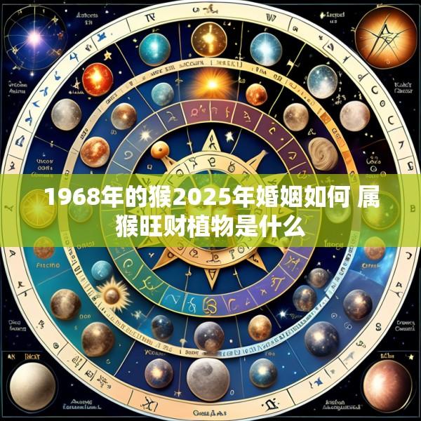 1968年的猴2025年婚姻如何 属猴旺财植物是什么