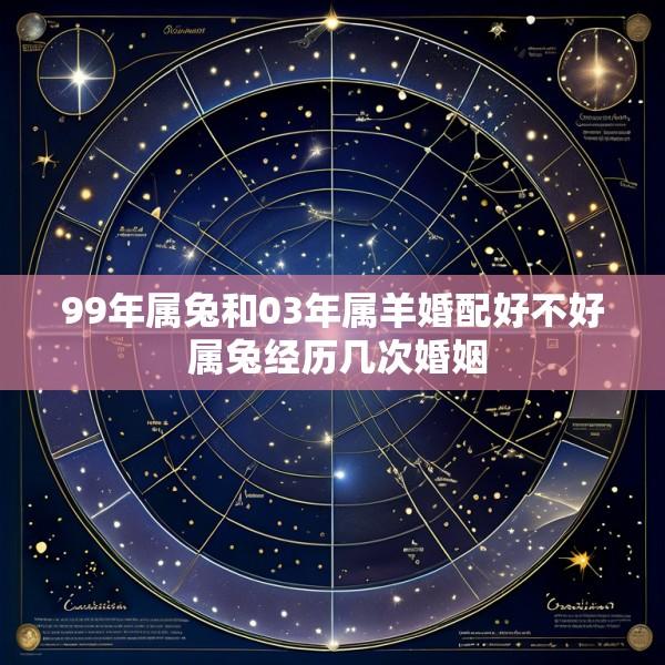 99年属兔和03年属羊婚配好不好 属兔经历几次婚姻