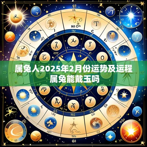 属兔人2025年2月份运势及运程 属兔能戴玉吗