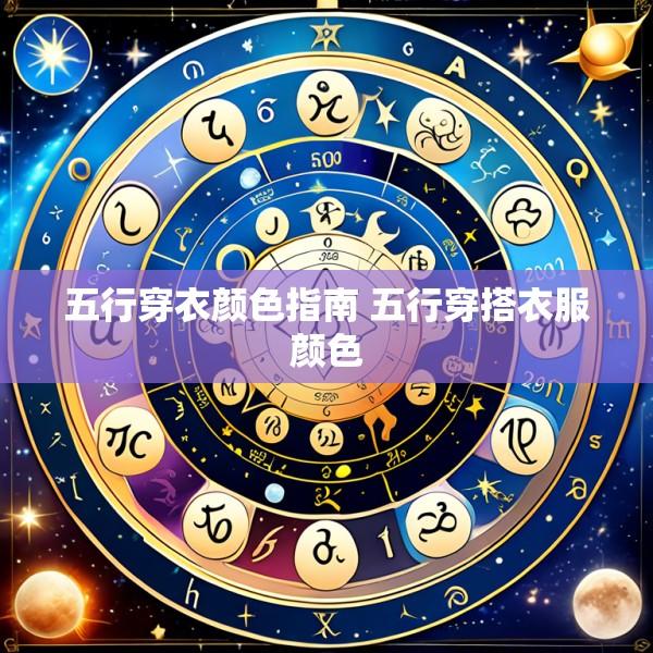 五行穿衣颜色指南 五行穿搭衣服颜色