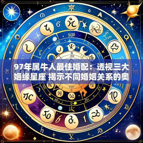 97年属牛人最佳婚配：透视三大姻缘星座 揭示不同婚姻关系的奥秘