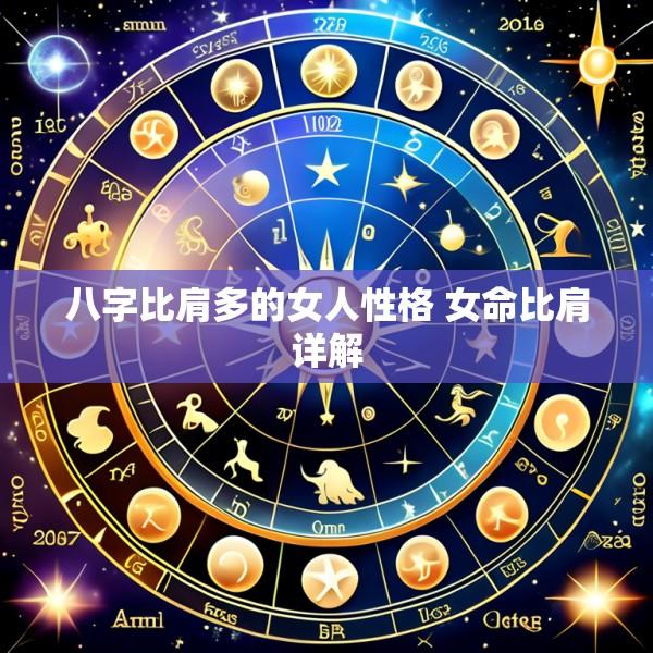 八字比肩多的女人性格 女命比肩详解