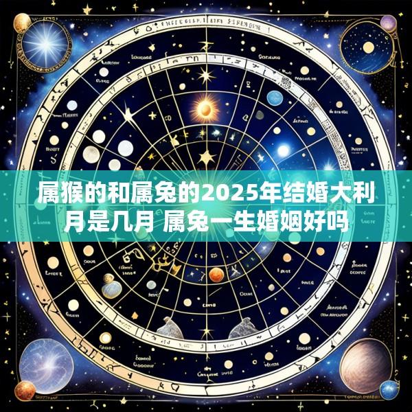 属猴的和属兔的2025年结婚大利月是几月 属兔一生婚姻好吗