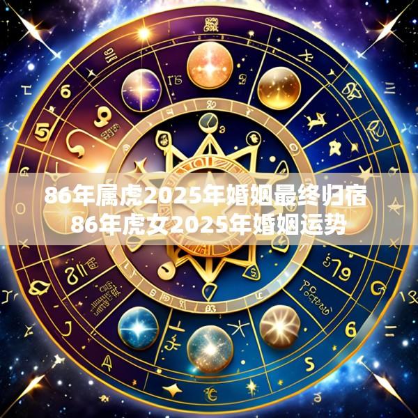 86年属虎2025年婚姻最终归宿 86年虎女2025年婚姻运势