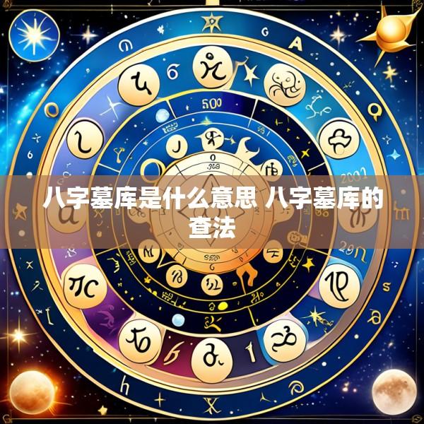 八字墓库是什么意思 八字墓库的查法